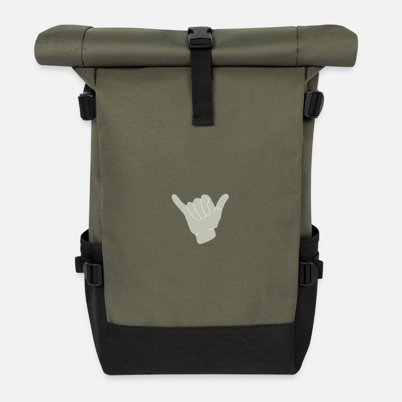 Shaka - Rolltop Rucksack - Olive/Schwarz