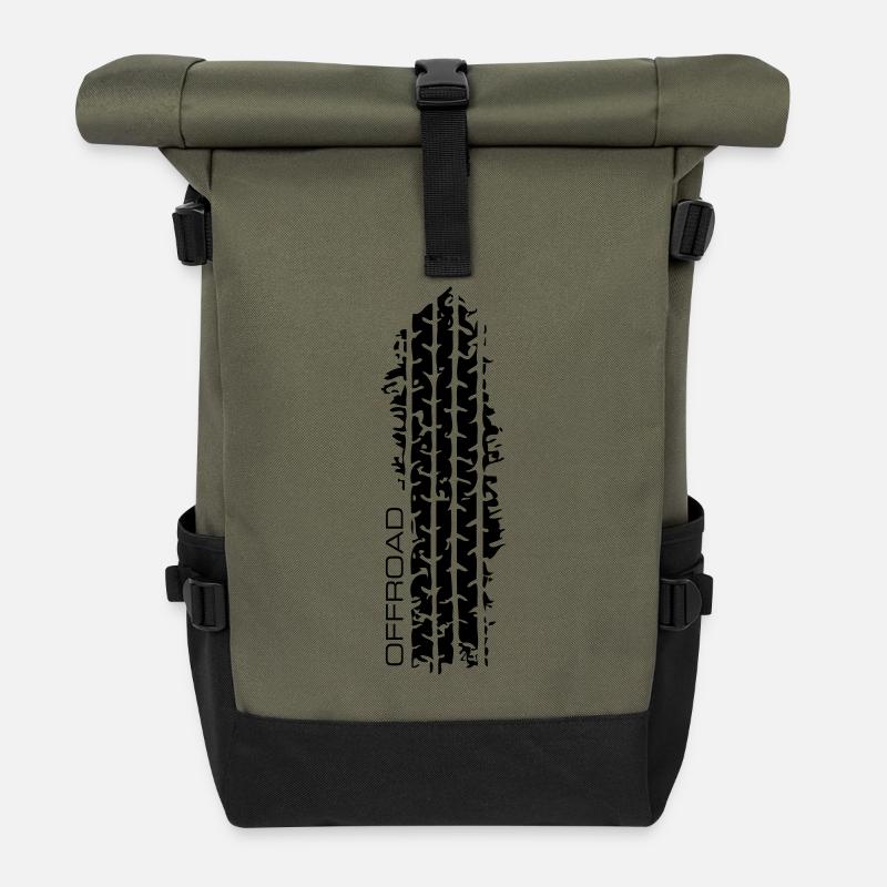 offroad sport - Rolltop Rucksack - Olive/Schwarz