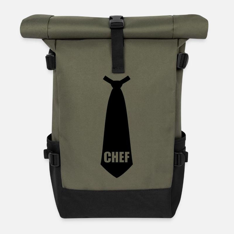 Chef - Rolltop Rucksack - Olive/Schwarz