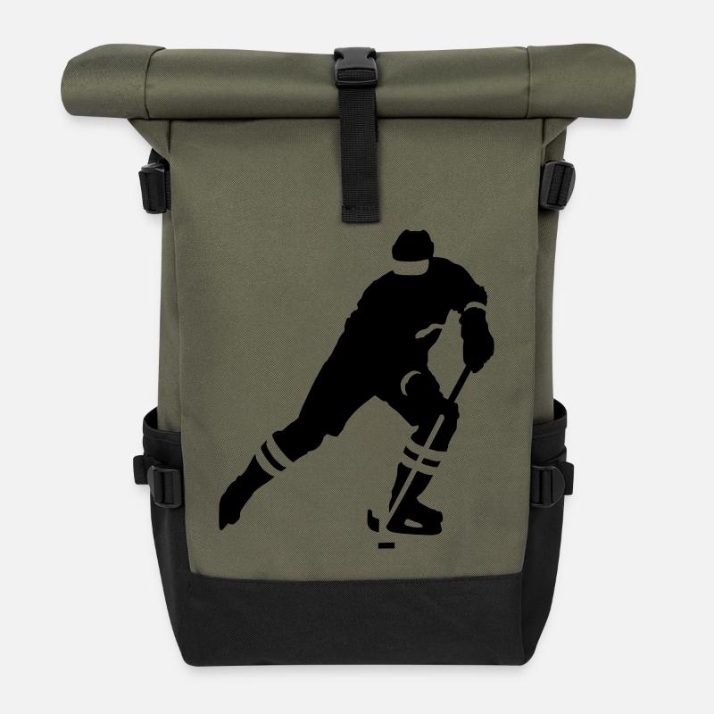 Hockey - Sac à dos roll top - olive/noir