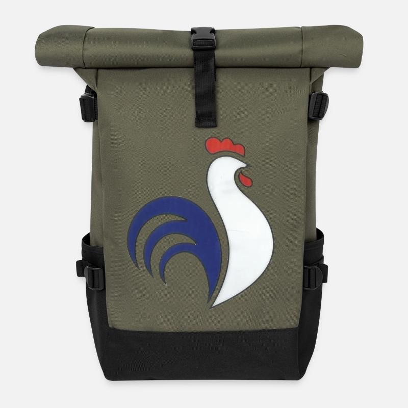 Sports - Roll Top Backpack - olive/black