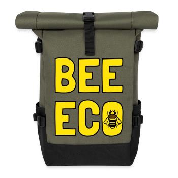 Bee Eco Abeille Jaune Pollen - Sac à dos roll top - olive/noir - Devant