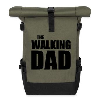 The walking dad - Sac à dos roll top - olive/noir - Devant