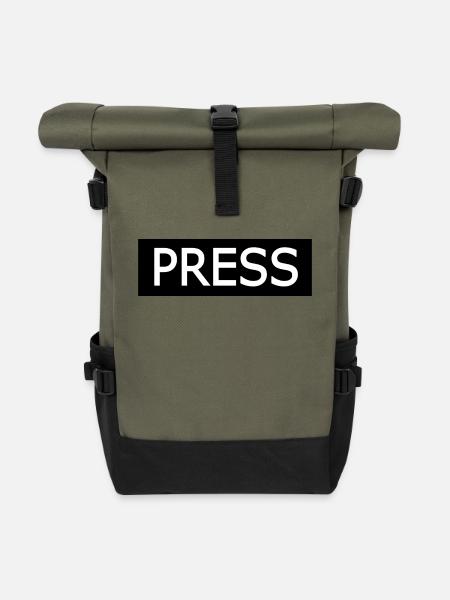 Press - Rolltop Rucksack - Olive/Schwarz