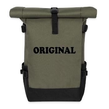 Original - Sac à dos roll top - olive/noir - Devant