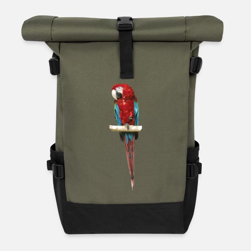 Ara - Rolltop Rucksack - Olive/Schwarz