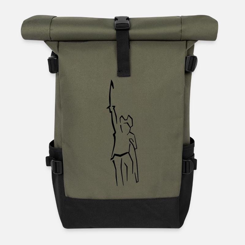 Hermann - Rolltop Rucksack - Olive/Schwarz