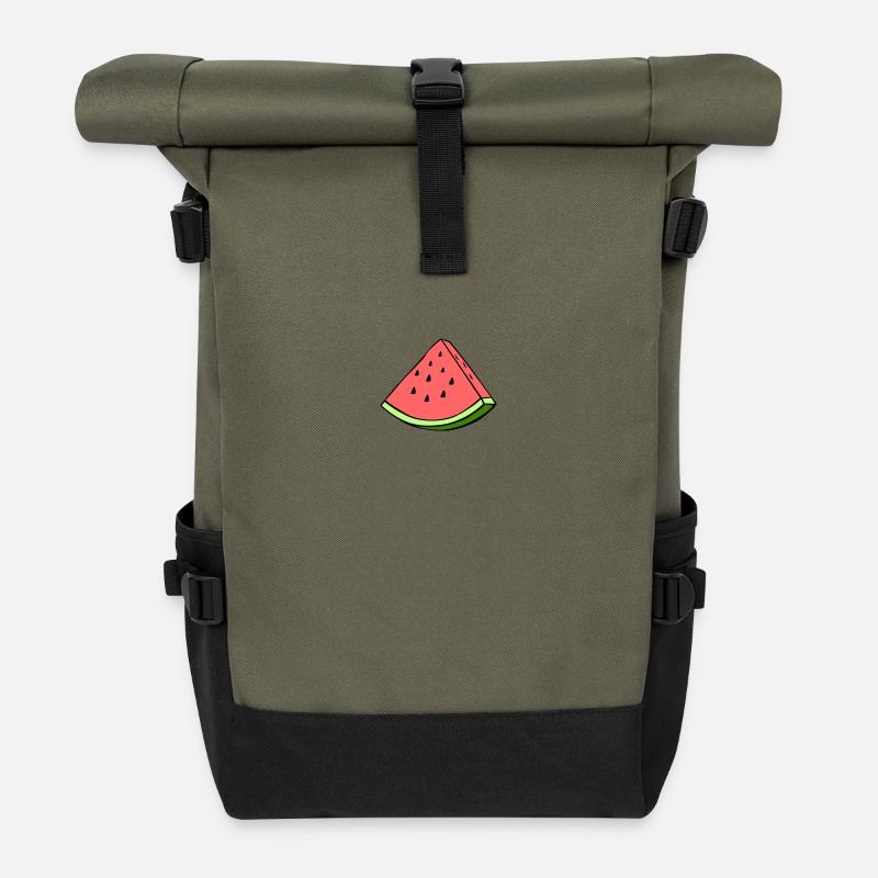 watermelon - Rolltop Rucksack - Olive/Schwarz