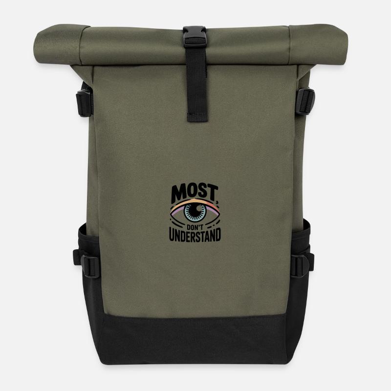 most-don-t-understand - Rolltop Rucksack - Olive/Schwarz