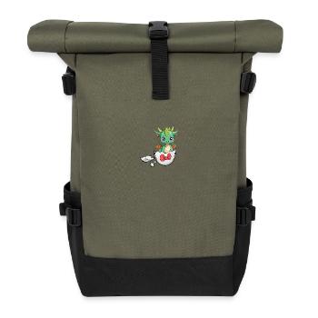 Dragon Dragon Coquille d’oeuf Hatch Bébé Enfant - Sac à dos roll top - olive/noir - Devant