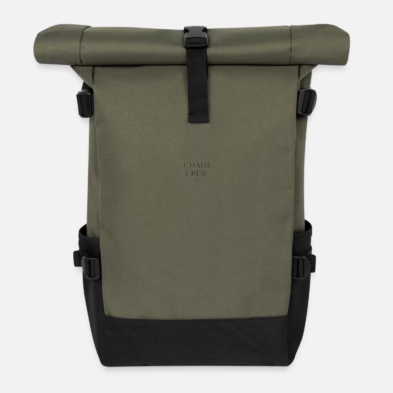 Chaos Crew 4 - Rolltop Rucksack - Olive/Schwarz
