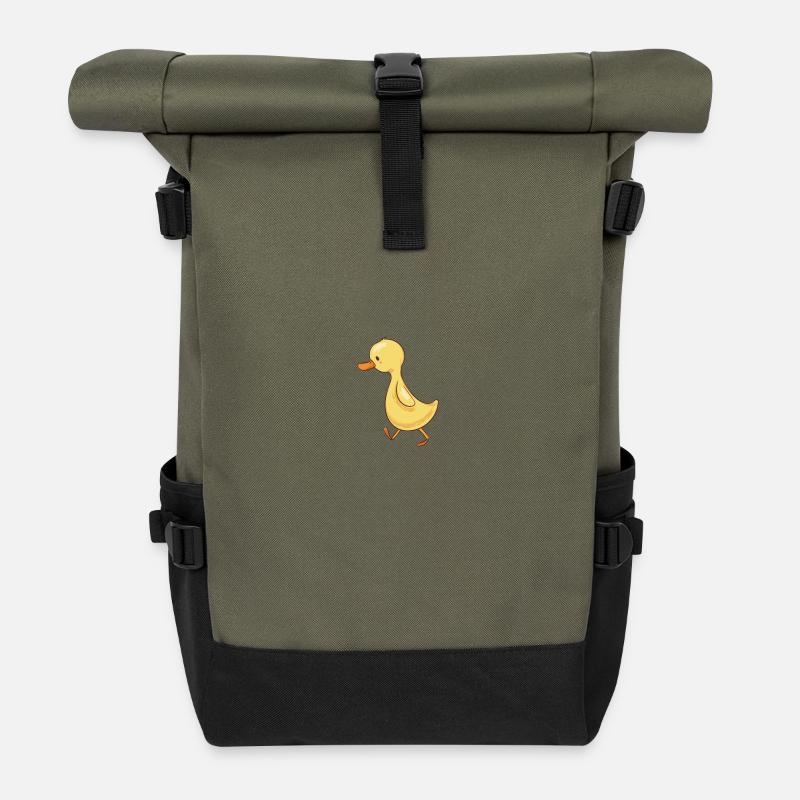 Ente - Rolltop Rucksack - Olive/Schwarz