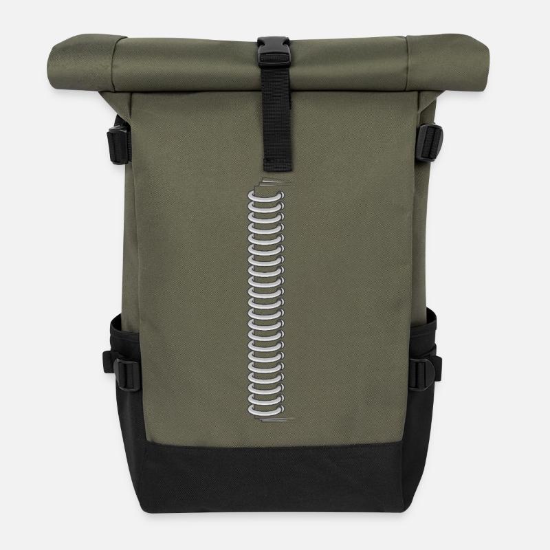 NACHWORT - Rolltop Rucksack - Olive/Schwarz