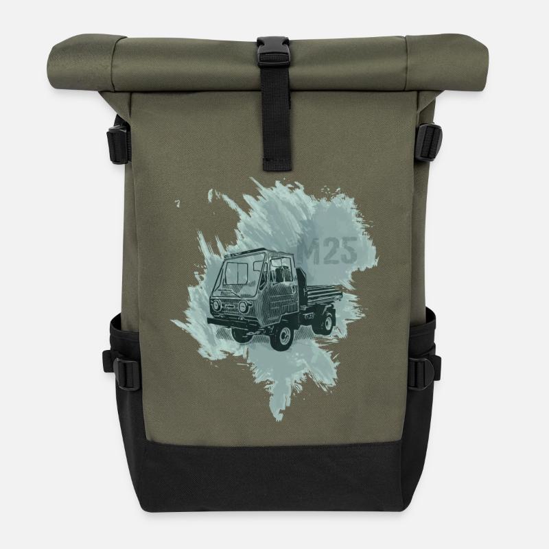 M25 Multicar - Rolltop Rucksack - Olive/Schwarz