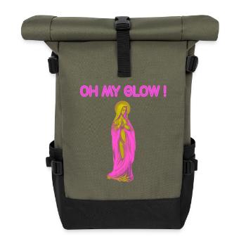Oh My Glow Vierge Marie Auréole Or - Sac à dos roll top - olive/noir - Devant