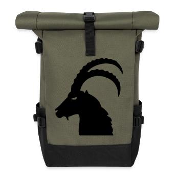 Steinbock - Roll Top Backpack - olive/black - Front