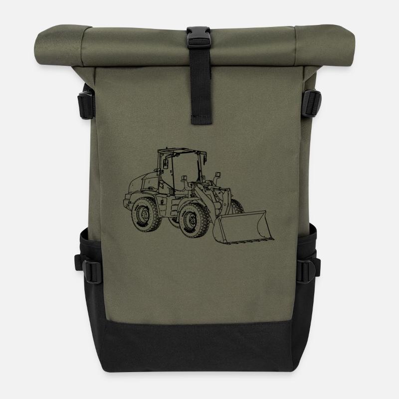 Radlader - Rolltop Rucksack - Olive/Schwarz