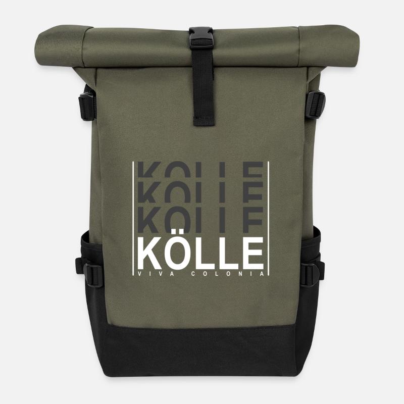 Kölle - Rolltop Rucksack - Olive/Schwarz