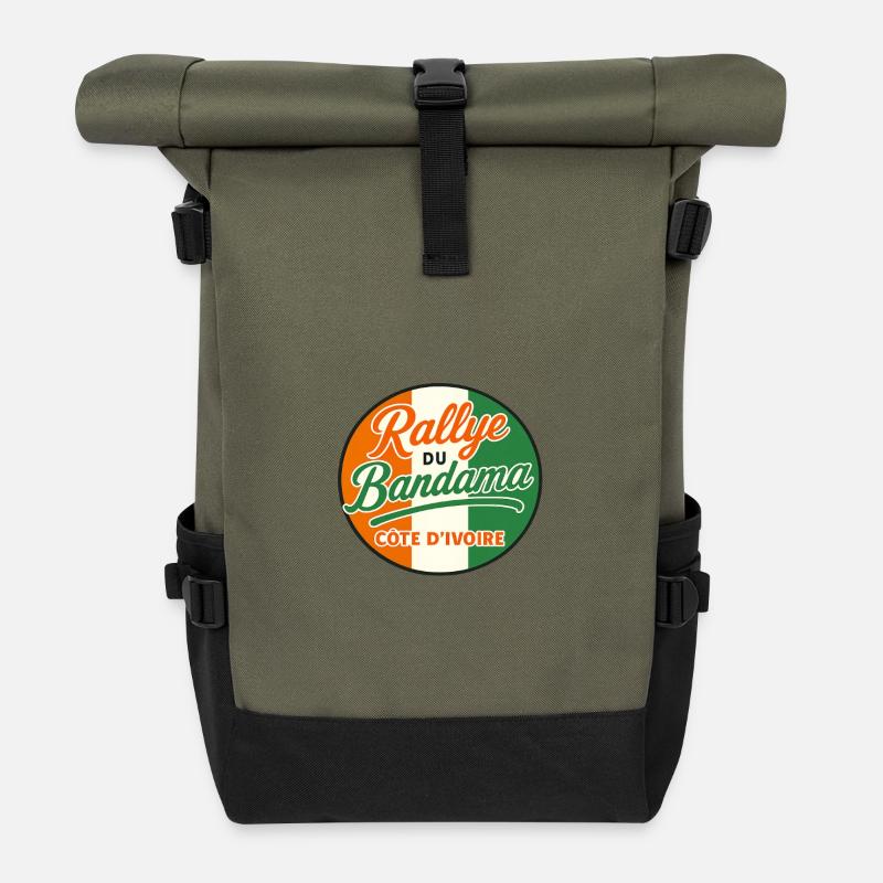 Bandama RCI Rallye - Rolltop Rucksack - Olive/Schwarz