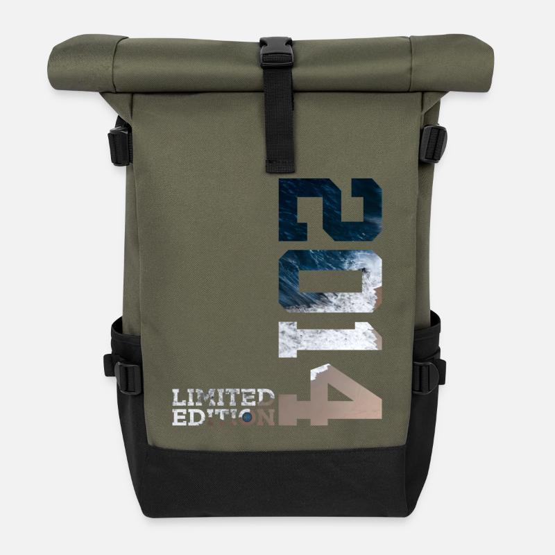 12. GEBURTSTAG LIMITED EDITION 2014 - Rolltop Rucksack - Olive/Schwarz