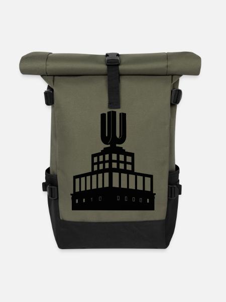 Dortmund U - Rolltop Rucksack - Olive/Schwarz