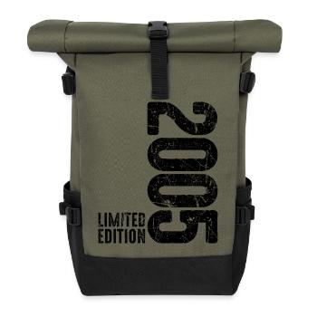 21e anniversaire Homme Femme 21 ans 2005 Anniversaire - Sac à dos roll top - olive/noir - Devant