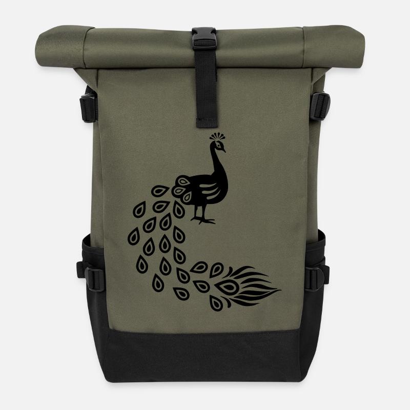 Pfau - Rolltop Rucksack - Olive/Schwarz