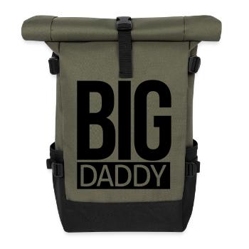 big daddy - Roll Top Backpack - olive/black - Front