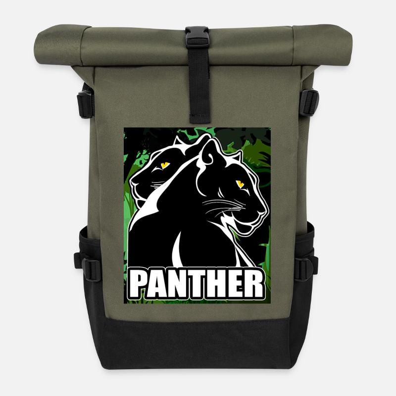 Panther - Rolltop Rucksack - Olive/Schwarz