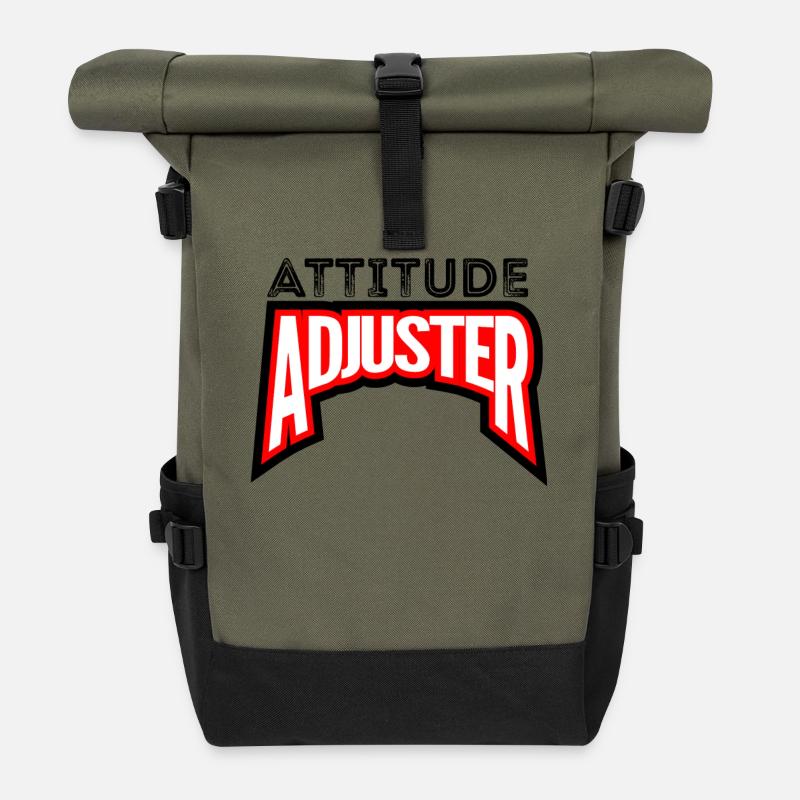 Attitude Adjuster - Rolltop Rucksack - Olive/Schwarz