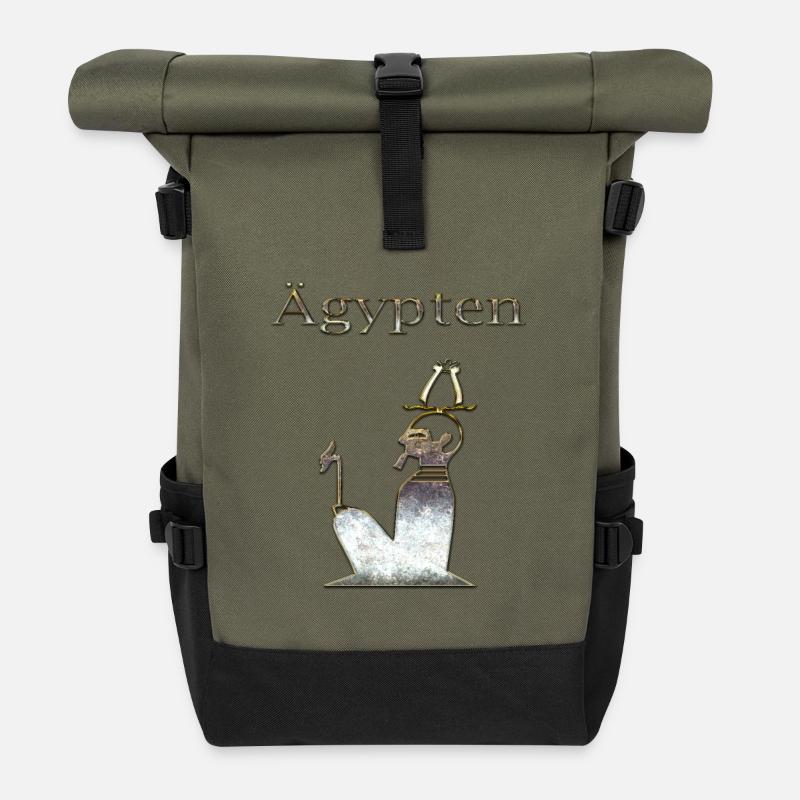 Egypt 74 - Roll Top Backpack - olive/black