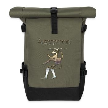 Egypte 89 - Sac à dos roll top - olive/noir - Devant