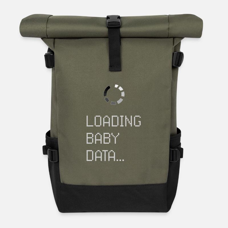 Loading Baby Data - Rolltop Rucksack - Olive/Schwarz