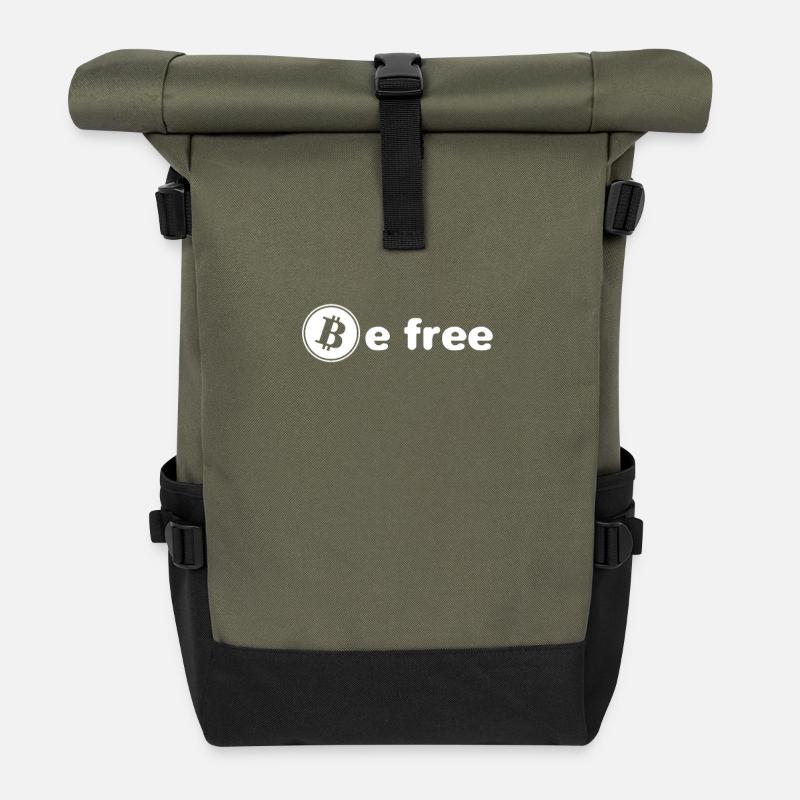 BTC be free - Rolltop Rucksack - Olive/Schwarz