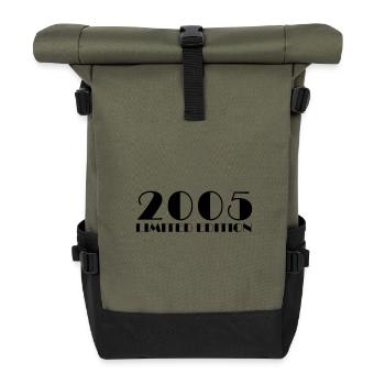 2005 Limited Edition Logo - Rolltop Rucksack - Olive/Schwarz - Vorne