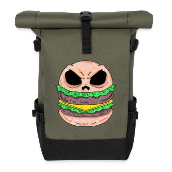 Totenkopf Burger Skull Burger - Sac à dos roll top - olive/noir - Devant