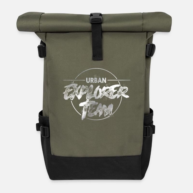 Urban Explorer Team - Rolltop Rucksack - Olive/Schwarz