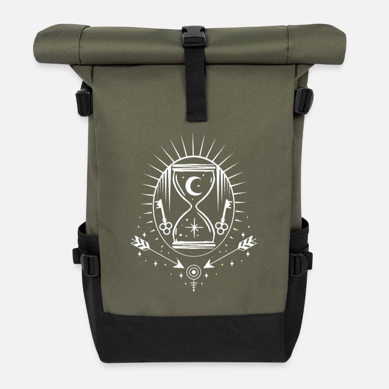 Sanduhr - Rolltop Rucksack - Olive/Schwarz