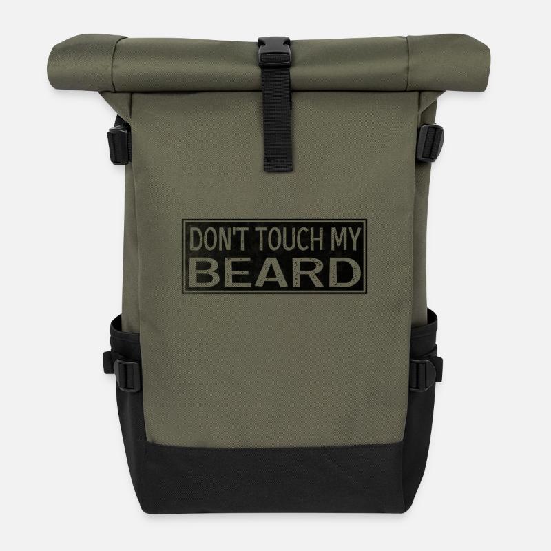 Bart Anfassen - Rolltop Rucksack - Olive/Schwarz