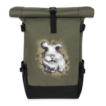 Rabbit - Roll Top Backpack - olive/black - Front