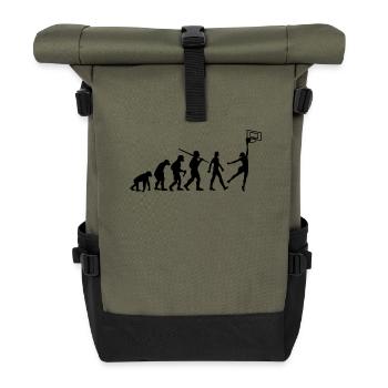Woman Basketball Evolution Women - Roll Top Backpack - olive/black - Front