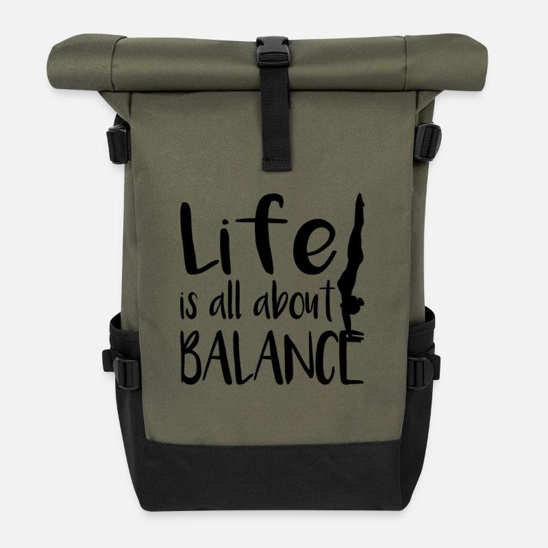 Handstand - Rolltop Rucksack - Olive/Schwarz
