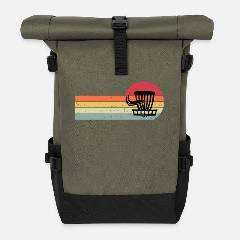 Disc Golf - Sac à dos roll top - olive/noir
