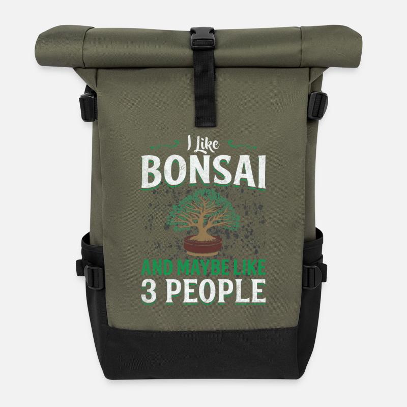 Bonsai - Rolltop Rucksack - Olive/Schwarz