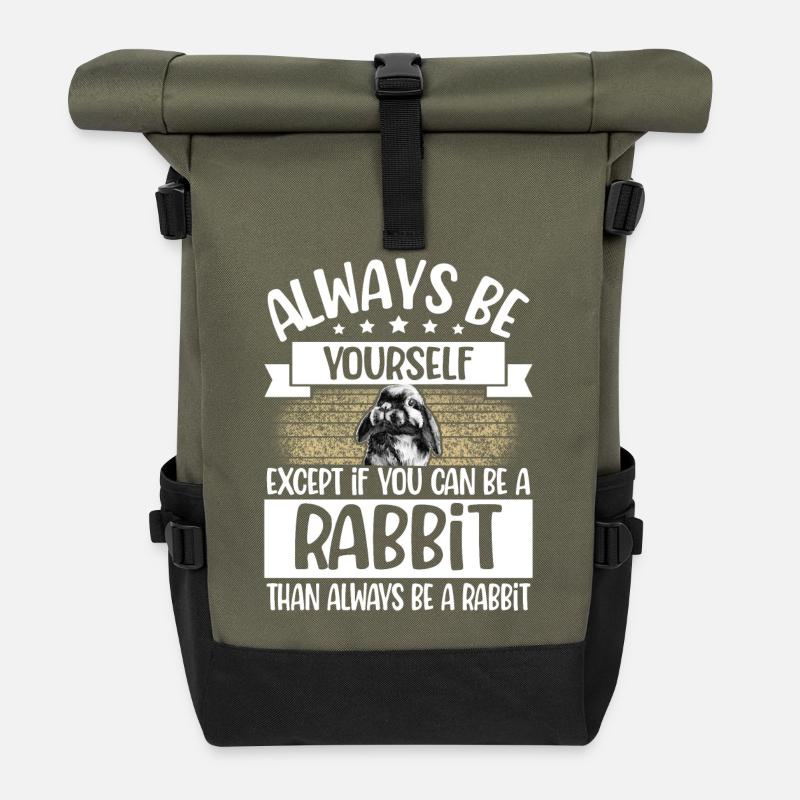 Hase - Rolltop Rucksack - Olive/Schwarz