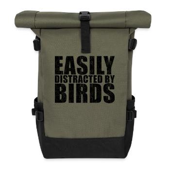 Vogel - Rolltop Rucksack - Olive/Schwarz - Vorne