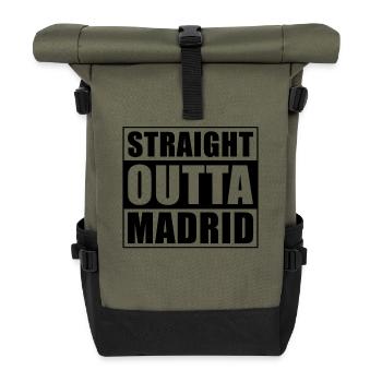 Tout droit sorti de Madrid - Sac à dos roll top - olive/noir - Devant