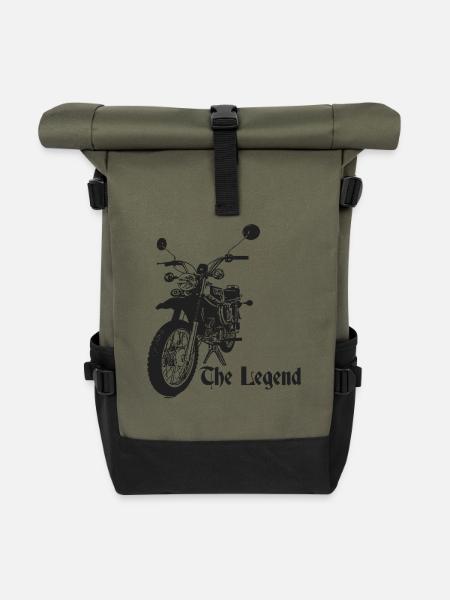 Simson - S51 - Enduro - The Legend - Rolltop Rucksack - Olive/Schwarz