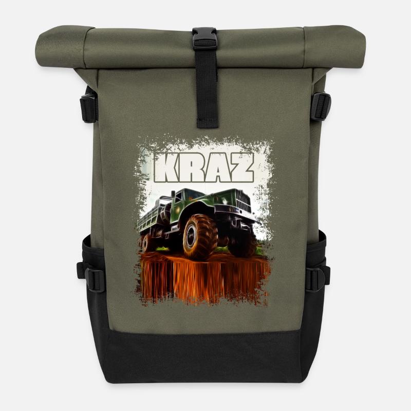 KRAZ - Rolltop Rucksack - Olive/Schwarz