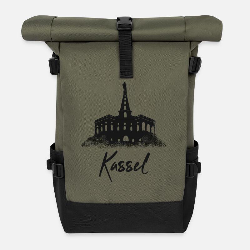 Herkules Kassel - Rolltop Rucksack - Olive/Schwarz